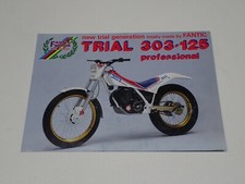 DEPLIANT BROCHURE PROSPEKT MOTO FANTIC MOTOR TRIAL 303-125 PROFESSIONAL (H16)