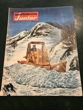QUATTRORUOTE JUNIOR N°4-GENNAIO 1968-PUBBLICITARIO VINTAGE SPAZZANEVE FIAT AD 7