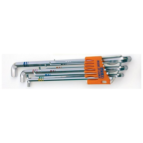 Set chiavi esagonali cromate - set,