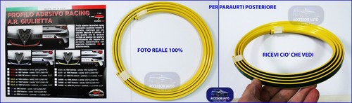 Profilo adesivo giallo - profilo,