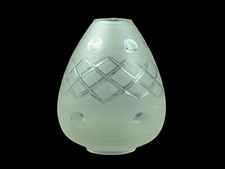 Ricambio Paraluce Vetro Soffiato Lampada lume petrolio Lampadario H 14,5