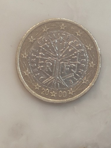 Moneta euro francia 2000 - da, 1