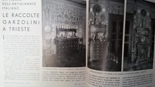 LE RACCOLTE EUGENIO GARZOLINI TRIESTE- corni da caccia pugnali fiaschette 1936