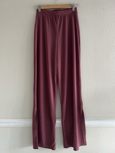 Zara pantalone viola gamba - pantalone,