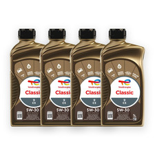 4 LITRI OLIO MOTORE TOTAL CLASSIC 9 C3 5W30 API SN PLUS/CF BMW LL-04 MB 229.52