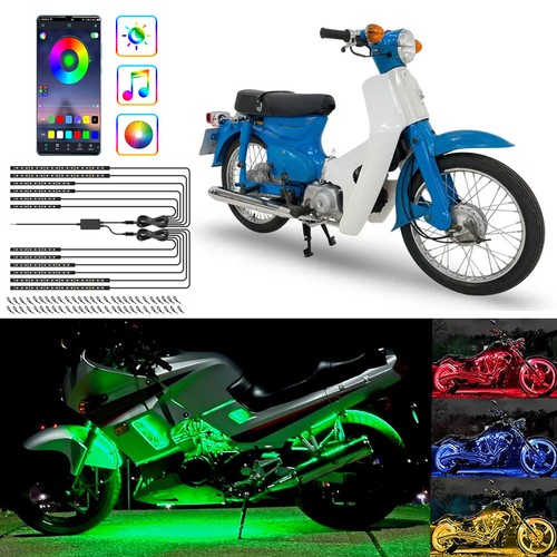 Kit luci sottobagliore moto - kit,