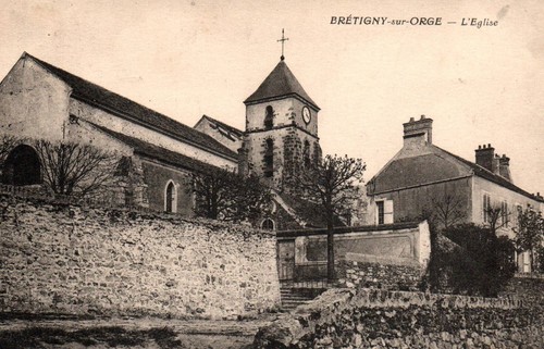 Cpa bretigny sur - 91,
