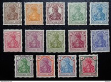 Impero tedesco Mi 140-153*