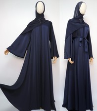 Dubai Abaya Crinkle Open Flare