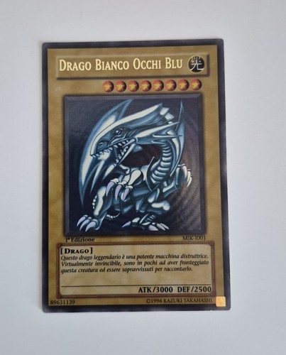 Drago bianco occhi - bianco, blu