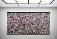 Quadro astratto XL rosso