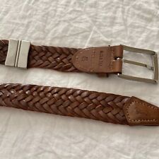 Harmont&Blaine cintura doubleface intrecciata uomo tg.105cm H&Bmarrone arancione