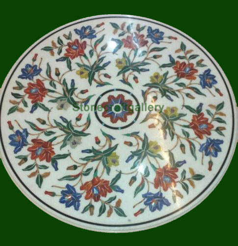 Marmo tavolo top floreale - ",