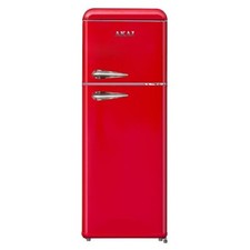 Akai Frigorifero Doppia Porta 240 Litri Classe E Statico Rosso CLASS241KRD