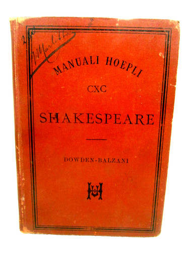 Dowden shakespeare ulrico - dowden, e.-shakespeare.ulrico
