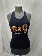Articolo e2790 canotta donna Dolce & Gabbana nera, taglia S, ascelle 33cm, spall