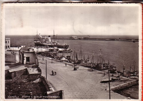 Cartolina marsala b n - marsala, b/n