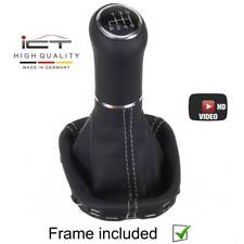 ICT pomello cambio pelle per Mercedes W203 S203 CL203 cuffia cucitura argent B64