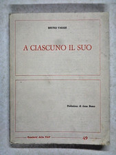 A CIASCUNO IL SUO Ricordo di
