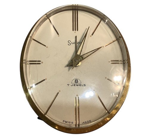 Vintage swiza alarm clock - vintage,
