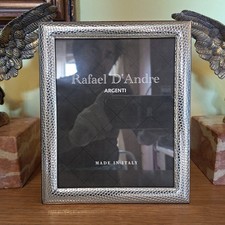 RAFAEL D'ANDRE - Cornice Portafoto in Argento x foto cm 13X18 - NUOVA