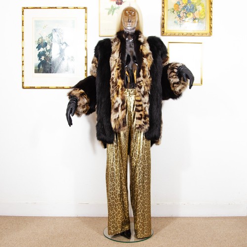 Cappotto patchwork pelliccia