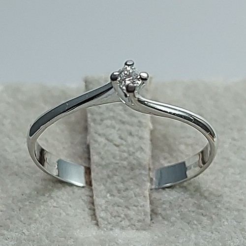 Anello donna oro 18kt diamante - anello,