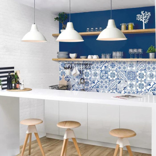 Vietri decoro blu - blu, mix