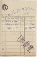 1928 MILANO Corso Sempione 55 - FIAT Ricambi per auto - Fattura commerciale