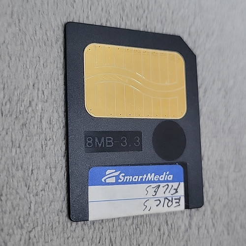 Smartmedia card v - 8, mb
