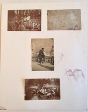 4 antiche fotografie primi