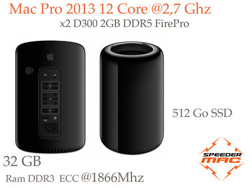 Mac pro 2013 - 6.1, @6