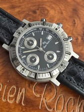 LUCIEN ROCHAT CHRONOGRAPH AUTOMATIC VALJOUX 7750 SWISS MADE NOS NO PAPER 42MM