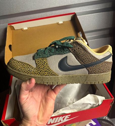 Nike dunk low golden - low, moss