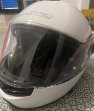 CASCO MOTO LS2 MODULARE APRIBILE FF325 STROBE BIANCO WHITE GLOSS