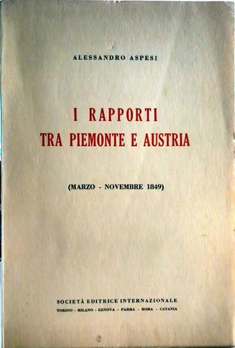 Libro rapporti tra piemonte - tra,