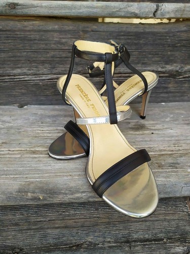 Sandali donna pelle nero - pelle,