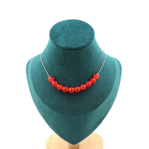Collana perle calcedonio - collana,