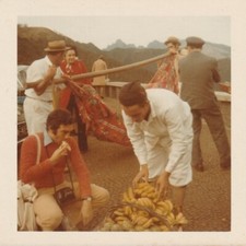 B5 - Foto Photo Fotografia  Anni 70 - Venditore Banane Animata Sudamerica