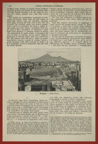 Pompei foro civile - civile, campania