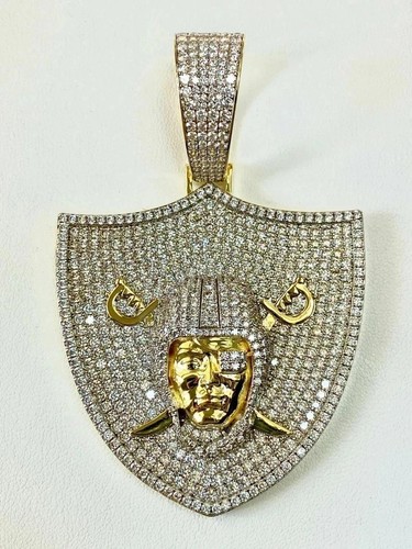 Ciondolo hip hop uomo diamante