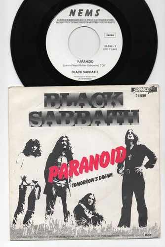 Black sabbath paranoid - black,