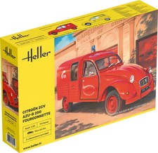 Heller citroen 2cv - 2cv, azu-b