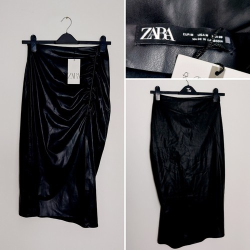 Gonna midi zara nera - zara,