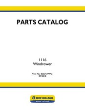 CATALOGO RICAMBI WINDROWER NEW