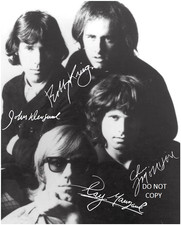 THE DOORS - FULL BAND foto ristampa firmata autografata 8x10 Jim Morrison #2!!