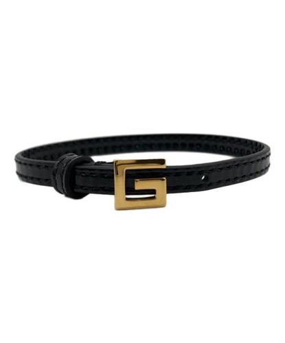 Bracciale gucci pelle nero - bracciale, in