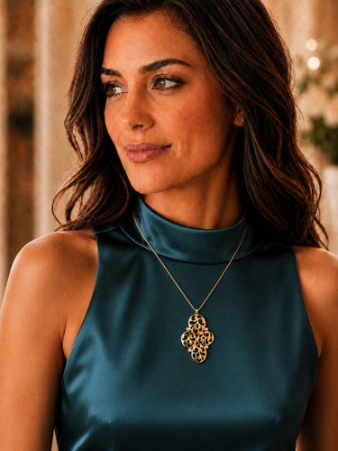 Collana con ciondolo - , in