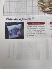 Schema punto croce  Ortensie