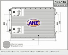 Radiatore VW GOLF VI 5K1 2.0 GTi 155kw 09-12